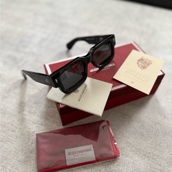Jacques Marie Mage Black Sunglasses - Picture 6 of 9